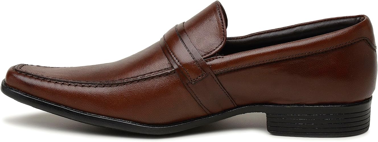 Turunelli Calçados | Sapato Social Masculino em Couro Legítimo | Couro Naturalle Premium, Elástico Lateral, Solado em Borracha Sola Milão, Confortável e Elegante – Tamanhos 37 a 43