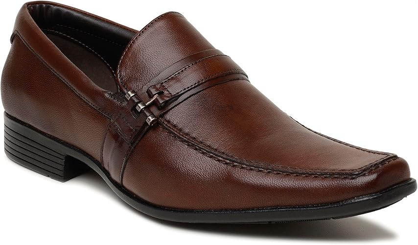 Turunelli Calçados | Sapato Social Masculino em Couro Legítimo | Couro Naturalle Premium, Elástico Lateral, Solado em Borracha Sola Milão, Confortável e Elegante – Tamanhos 37 a 43